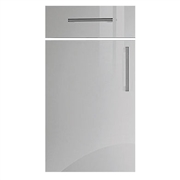 Firbeck Supergloss Light Grey Sample Door