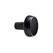 Autumn Door Knob - Matt Black