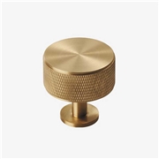 Radio Knob Satin Brass