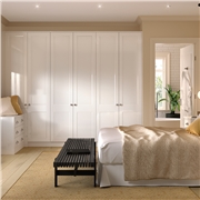 Bella High Gloss White Bedroom