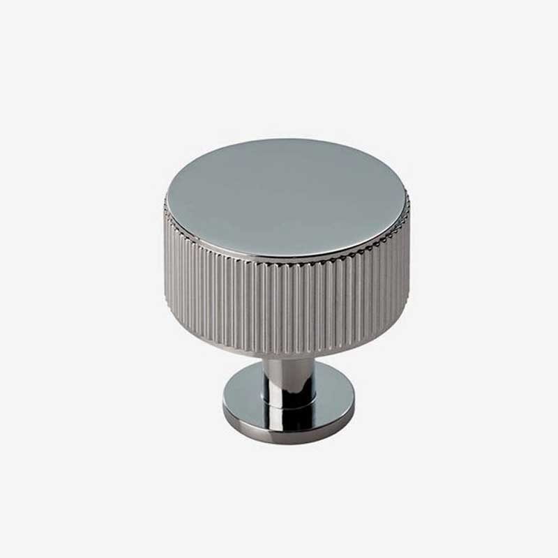 Radio Knob Polished Chrome