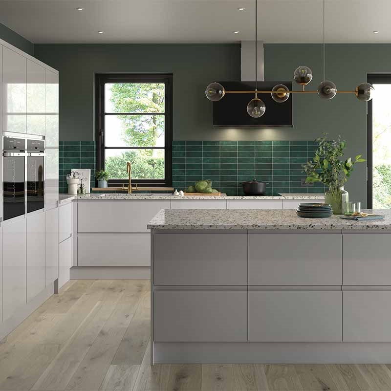 Lacarre Gloss Light Grey Replacement Kitchen Doors