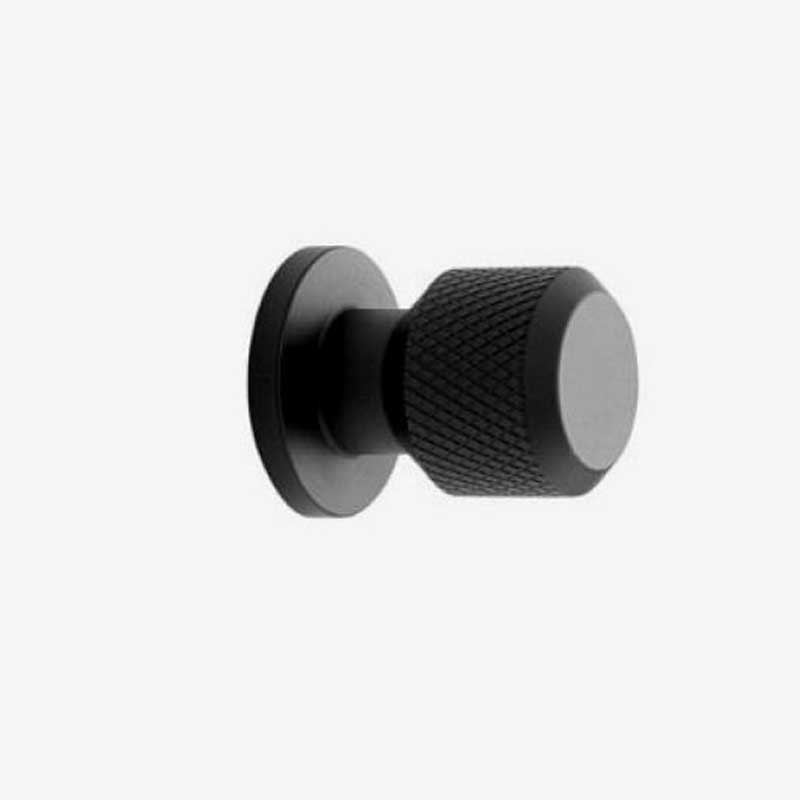 Round Knob Black