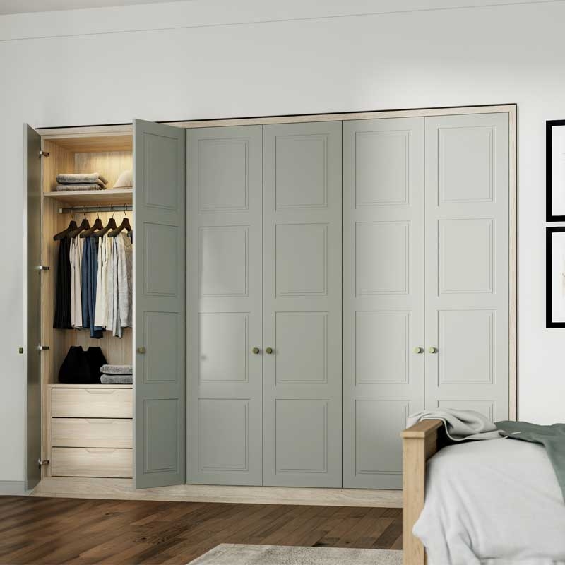 Fitted Wardrobe with Paris Design Doors