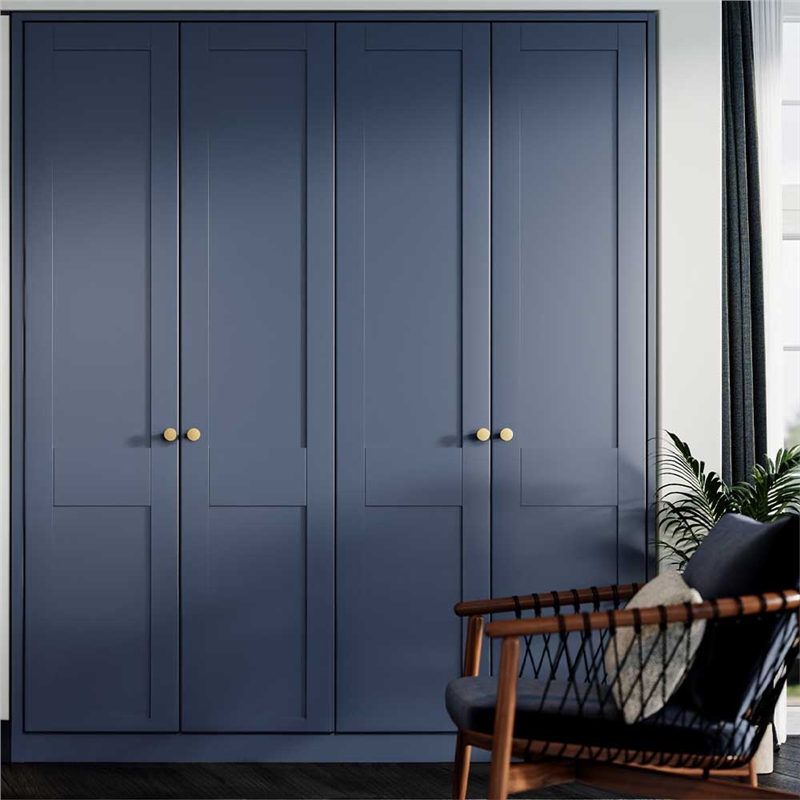 Fitted Bedroom with Shaker Design Wardrobe Doors