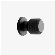 Round Knob Black