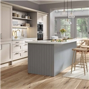 Wilton Kitchen Doors - Dust Grey and Cashmere